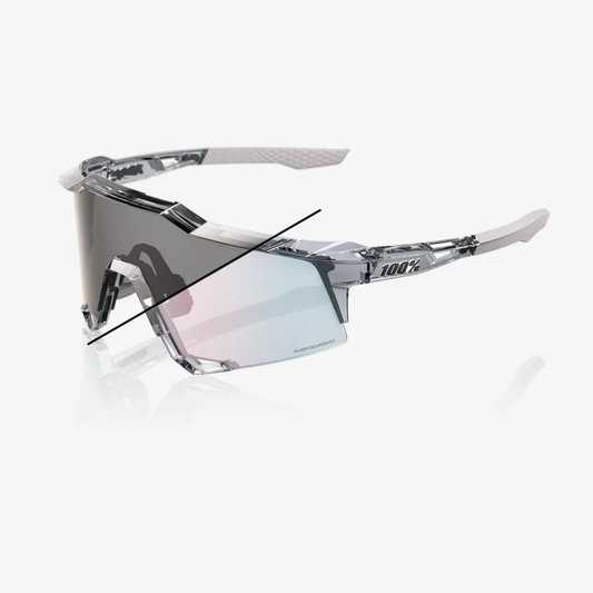 100% SPEEDCRAFT® Polished Translucent Grey Rose Gold Photochromic Mirror