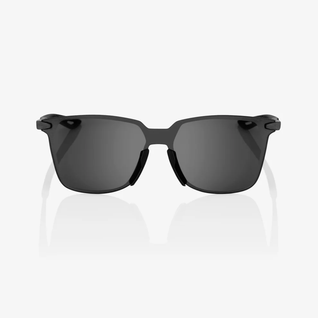100% LEGERE SQUARE Polished Black Smoke Lens