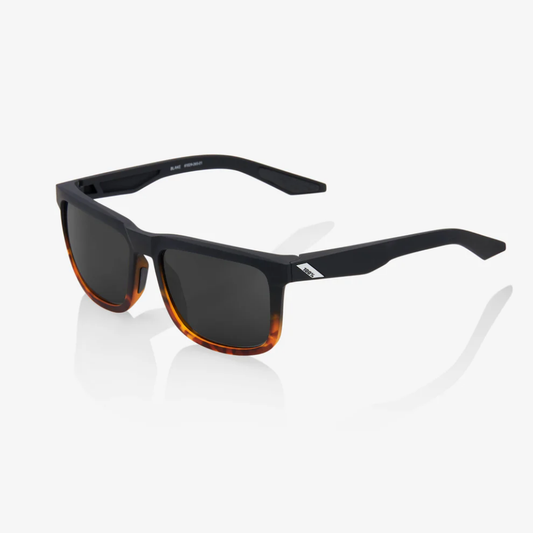 100% BLAKE Soft Tact Fade Black / Havana - Black Mirror Lens